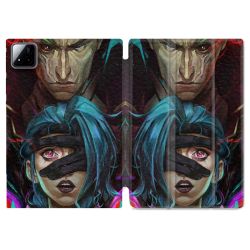 Coque Renforcée Pour Xiaomi Pad 7 / 7 Pro Arcane Jinx Bleu