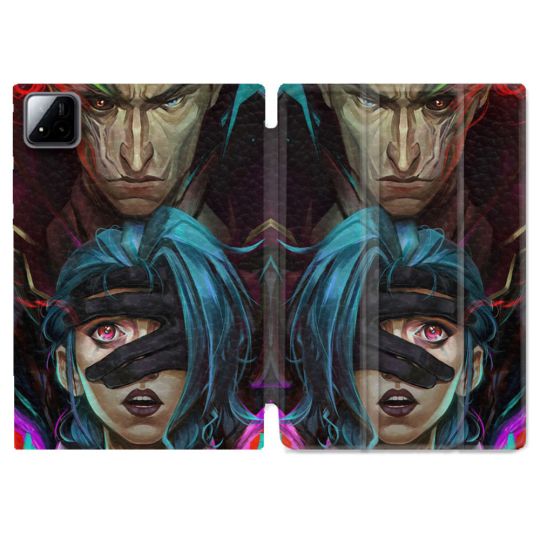 Coque Renforcée Pour Xiaomi Pad 7 / 7 Pro Arcane Jinx Bleu