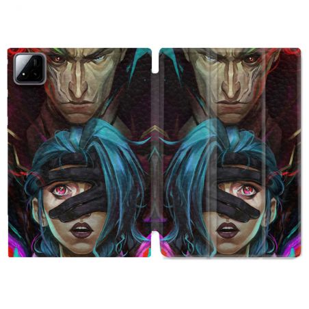 Coque Renforcée Pour Xiaomi Pad 7 / 7 Pro Arcane Jinx Bleu