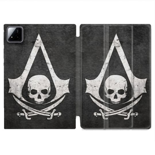 Coque Renforcée Pour Xiaomi Pad 7 / 7 Pro Assassin Creed Tete Mort
