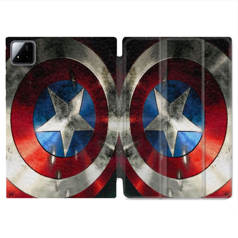 Coque Renforcée Pour Xiaomi Pad 7 / 7 Pro Captain America Bouclier