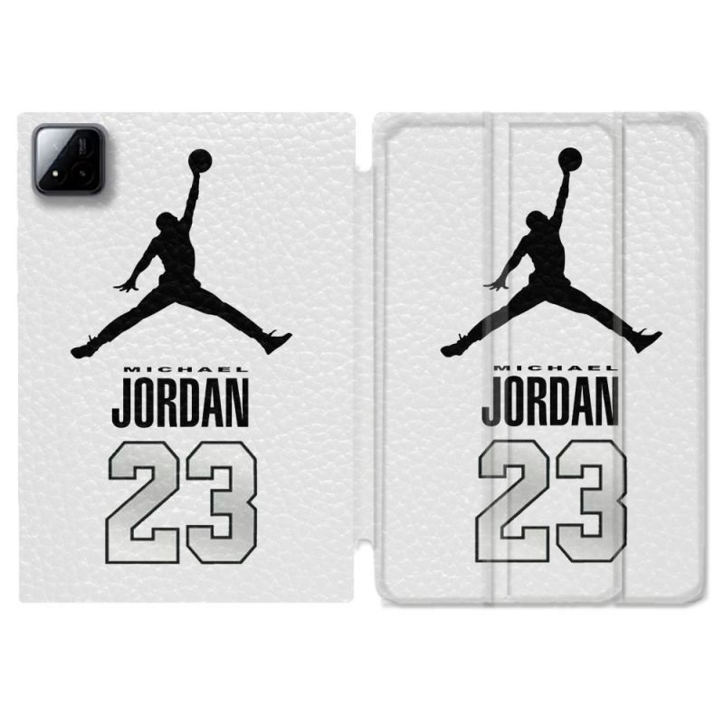 Coque Renforcée Pour Xiaomi Pad 7 / 7 Pro Jordan 23 Blanc