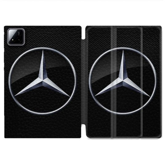 Coque Renforcée Pour Xiaomi Pad 7 / 7 Pro Mercedes Carbone