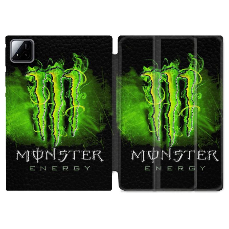 Coque Renforcée Pour Xiaomi Pad 7 / 7 Pro Monster Energy Vert