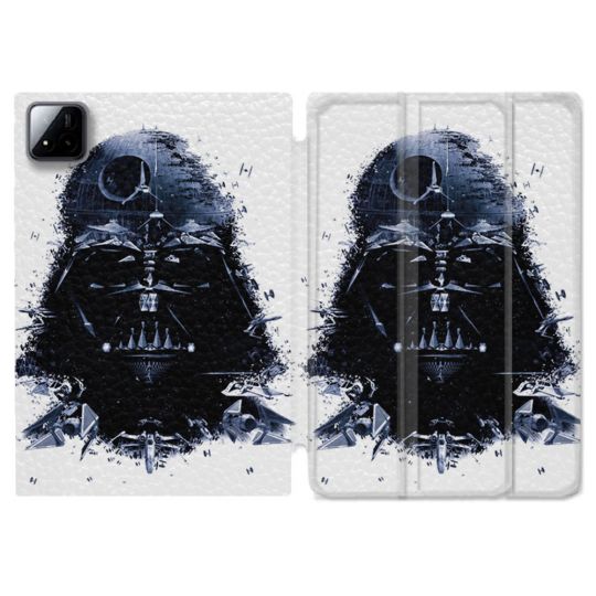 Coque Renforcée Pour Xiaomi Pad 7 / 7 Pro Star Wars - Dark Vador Blanc