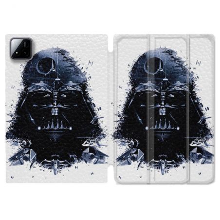 Coque Renforcée Pour Xiaomi Pad 7 / 7 Pro Star Wars - Dark Vador Blanc