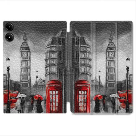 Coque Renforcée Pour Redmi Pad Pro 5G Voyage Angleterre Londres Vintage