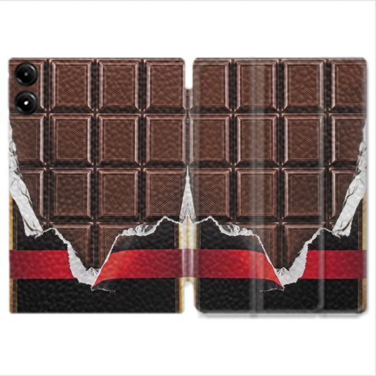 Coque Renforcée Pour Redmi Pad Pro 5G Texture Trompe Oeil Chocolat