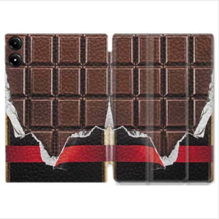 Coque Renforcée Pour Redmi Pad Pro 5G Texture Trompe Oeil Chocolat