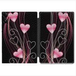 Coque Renforcée Pour Redmi Pad Pro 5G Amour Coeur Rose Montant sur Noir