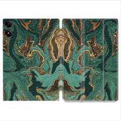 Coque Renforcée Pour Redmi Pad Pro 5G Texture Marbre Vert