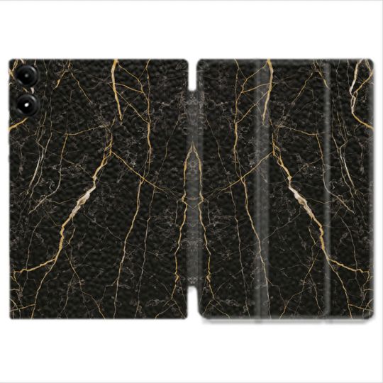 Coque Renforcée Pour Redmi Pad Pro 5G Texture Marbre Noir