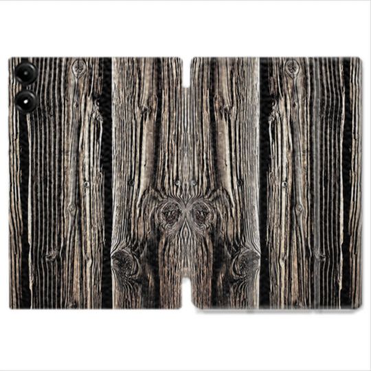 Coque Renforcée Pour Redmi Pad Pro 5G Texture Bois
