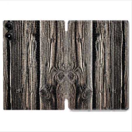 Coque Renforcée Pour Redmi Pad Pro 5G Texture Bois