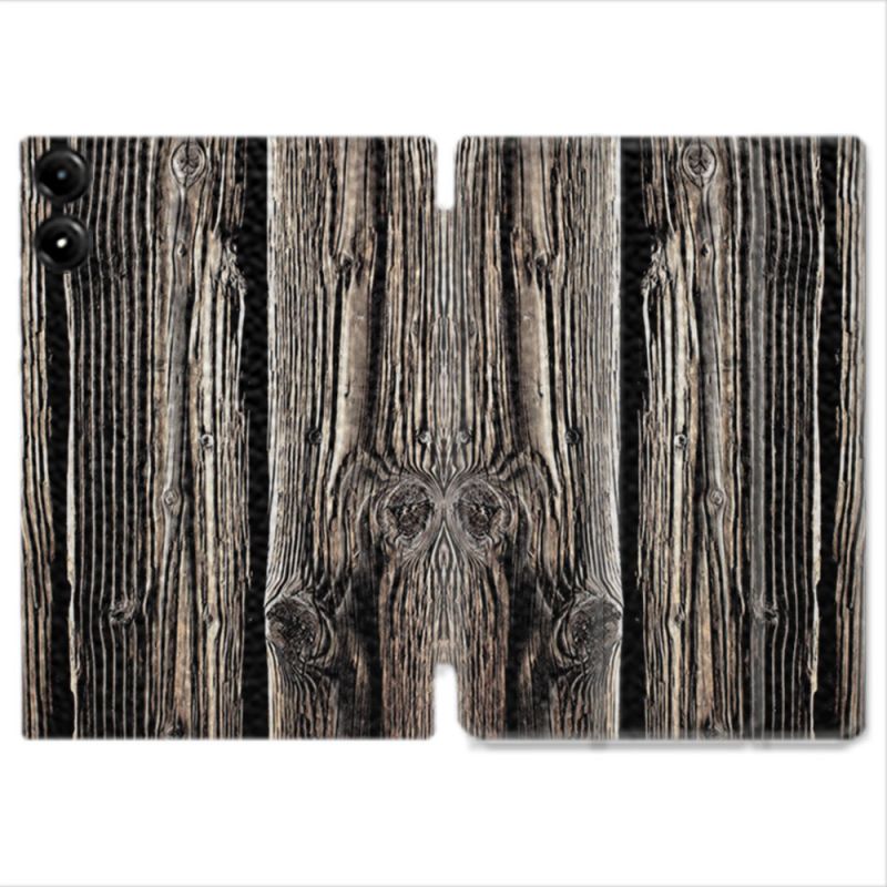 Coque Renforcée Pour Redmi Pad Pro 5G Texture Bois