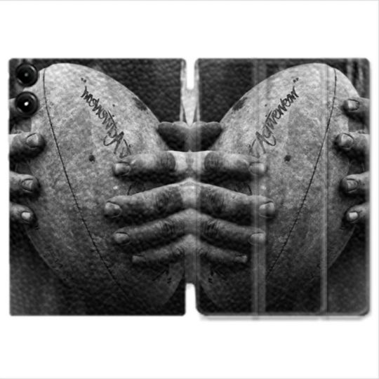 Coque Renforcée Pour Redmi Pad Pro 5G Sport Rugby Ballon Vintage