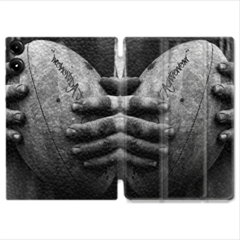 Coque Renforcée Pour Redmi Pad Pro 5G Sport Rugby Ballon Vintage