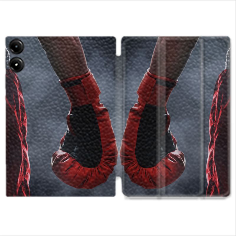 Coque Renforcée Pour Redmi Pad Pro 5G Sport Boxe Gant Rouge