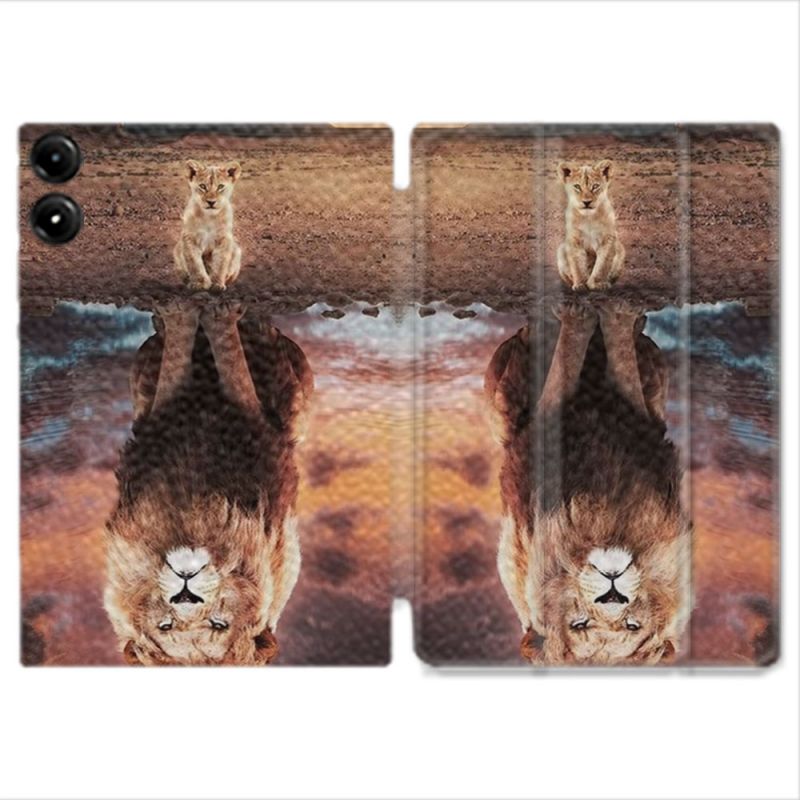Coque Renforcée Pour Redmi Pad Pro 5G Animal Lion Reflet