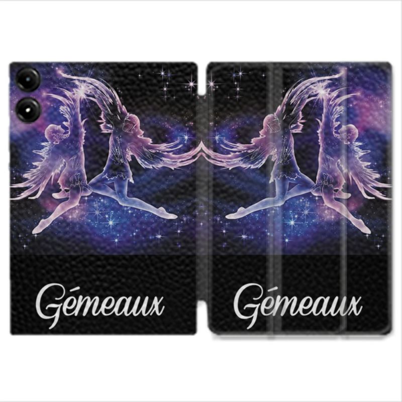 Coque Renforcée Pour Redmi Pad Pro 5G Signe Zodiaque 2 Gémeaux
