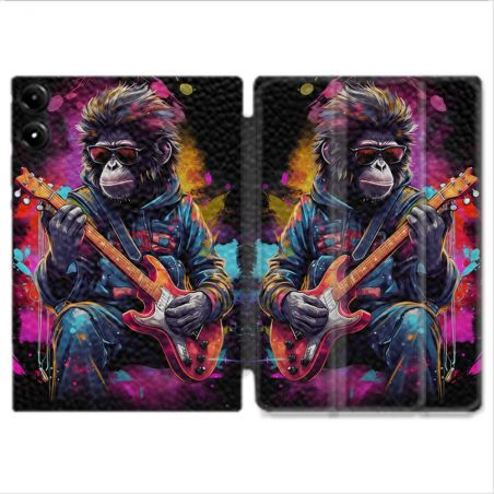 Coque Renforcée Pour Redmi Pad Pro 5G Musique Rock Singe