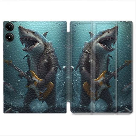Coque Renforcée Pour Redmi Pad Pro 5G Musique Rock Requin