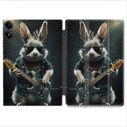 Coque Renforcée Pour Redmi Pad Pro 5G Musique Rock Lapin