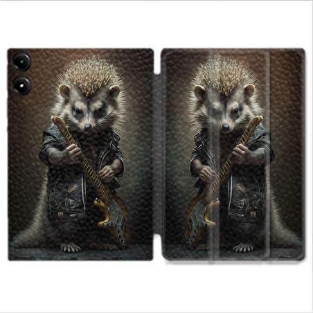 Coque Renforcée Pour Redmi Pad Pro 5G Musique Rock Herisson
