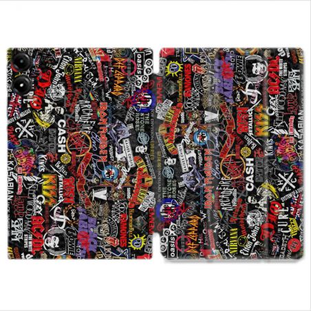 Coque Renforcée Pour Redmi Pad Pro 5G Musique Rock Groupe