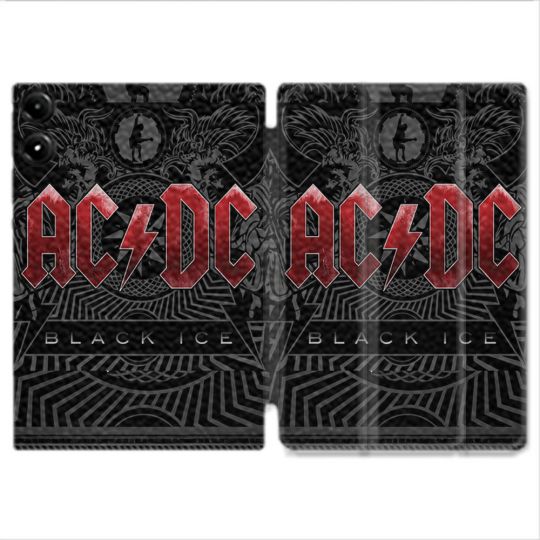 Coque Renforcée Pour Redmi Pad Pro 5G Musique Rock ACDC Rouge