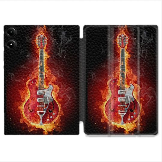 Coque Renforcée Pour Redmi Pad Pro 5G Musique Guitare Electrique