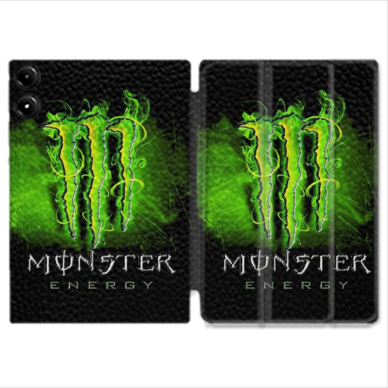 Coque Renforcée Pour Redmi Pad Pro 5G Monster Energy Vert