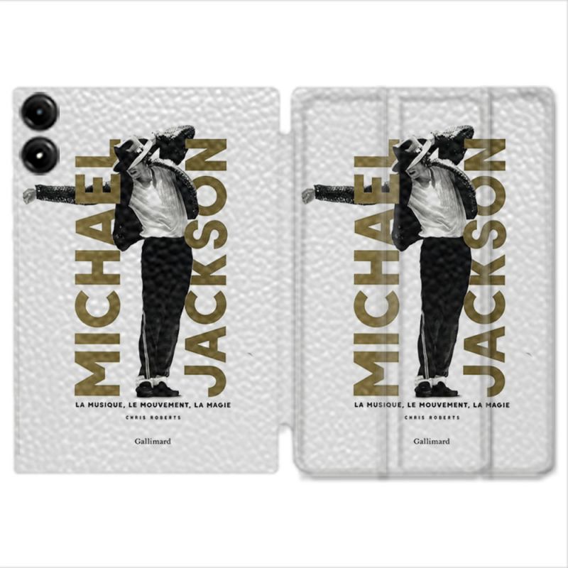 Coque Renforcée Pour Redmi Pad Pro 5G Michael Jackson Blanc