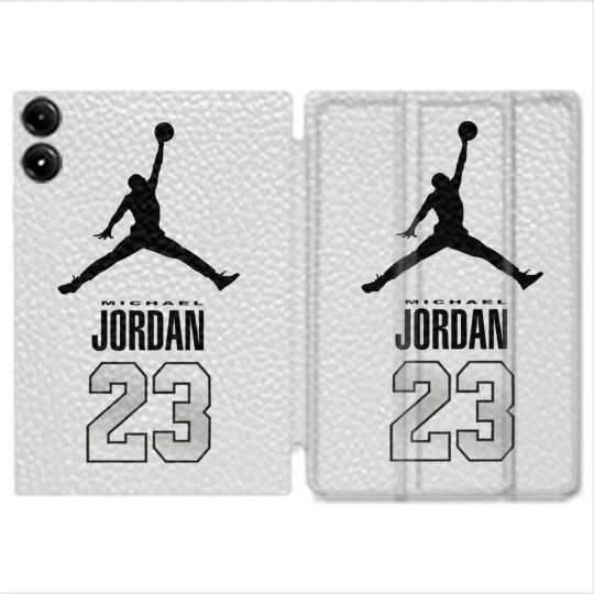 Coque Renforcée Pour Redmi Pad Pro 5G Jordan 23 Blanc