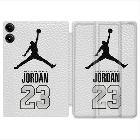 Coque Renforcée Pour Redmi Pad Pro 5G Jordan 23 Blanc