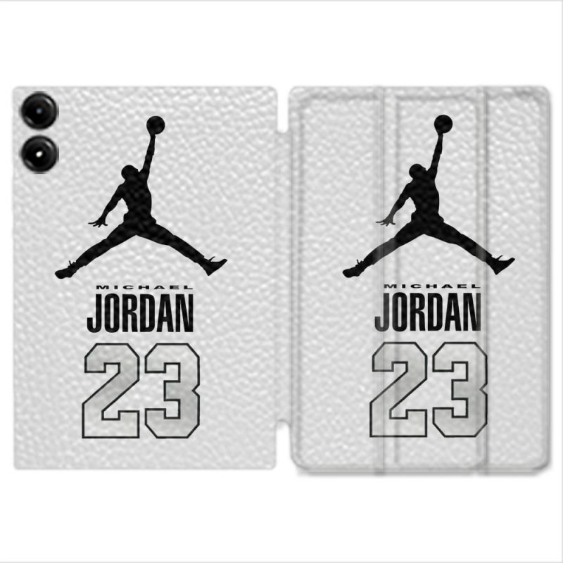 Coque Renforcée Pour Redmi Pad Pro 5G Jordan 23 Blanc