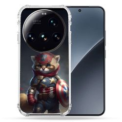 Coque Renforcée Pour Xiaomi 15 Ultra Animal Chat America