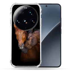 Coque Renforcée Pour Xiaomi 15 Ultra Animal Cheval Marron