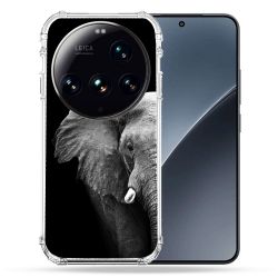 Coque Renforcée Pour Xiaomi 15 Ultra Animal Elephant Noir