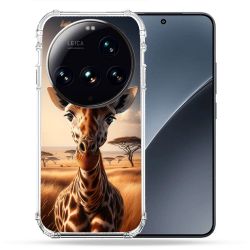 Coque Renforcée Pour Xiaomi 15 Ultra Animal Girafe Savane