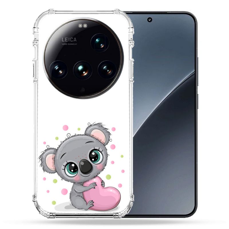 Coque Renforcée Pour Xiaomi 15 Ultra Animal Koala Cœur