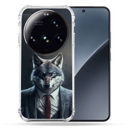 Coque Renforcée Pour Xiaomi 15 Ultra Animal Loup Business