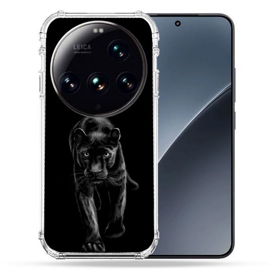 Coque Renforcée Pour Xiaomi 15 Ultra Animal Panthère Noire