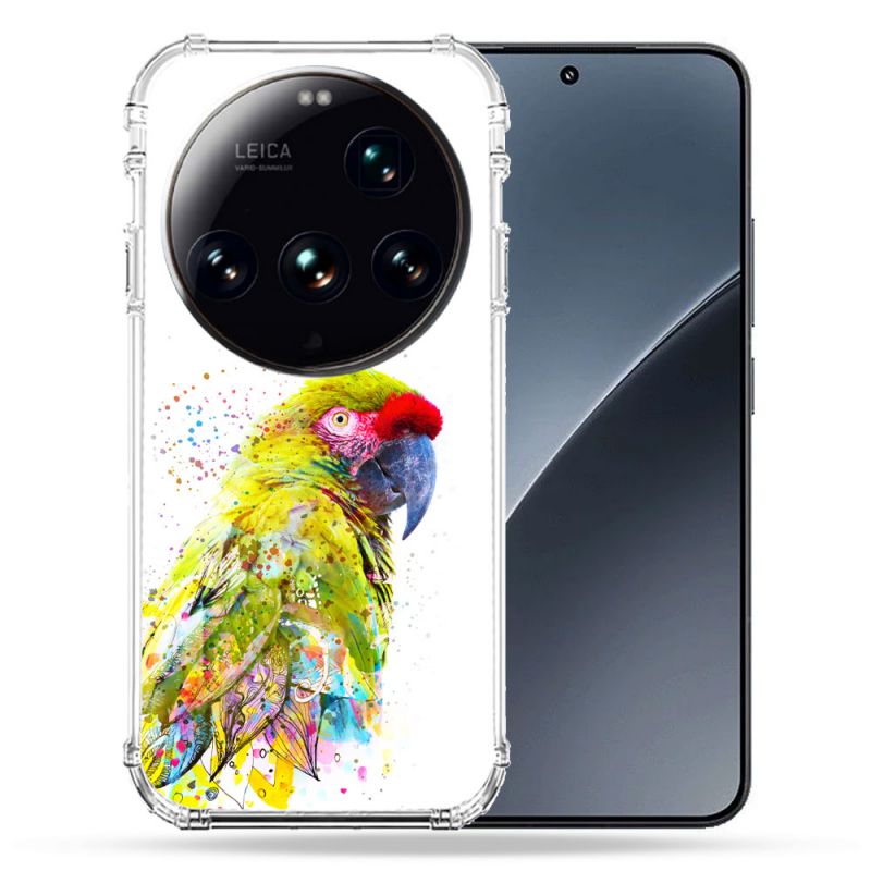 Coque Renforcée Pour Xiaomi 15 Ultra Animal Perroquet Jaune