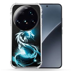 Coque Renforcée Pour Xiaomi 15 Ultra Fantastique Dragon Bleu