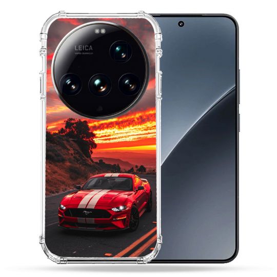Coque Renforcée Pour Xiaomi 15 Ultra Ford Mustang GT500 Rouge