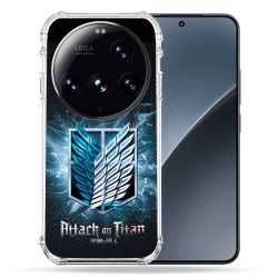 Coque Renforcée Pour Xiaomi 15 Ultra Manga Attaque Titans Noir