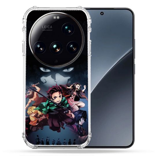 Coque Renforcée Pour Xiaomi 15 Ultra Manga Demon Slayer Noir