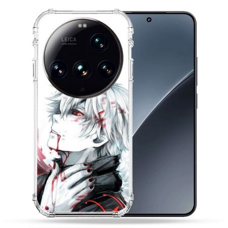 Coque Renforcée Pour Xiaomi 15 Ultra Manga Tokyo Ghoul Kaneki Blanc