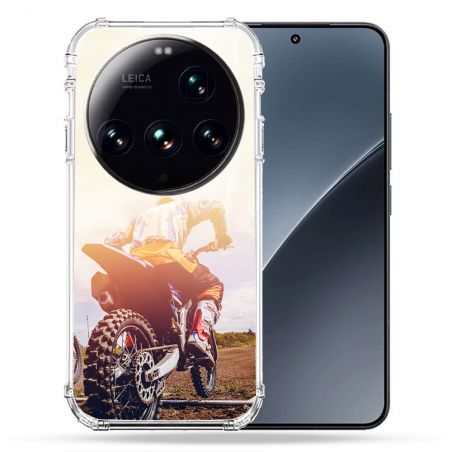 Coque Renforcée Pour Xiaomi 15 Ultra Moto Cross Soleil